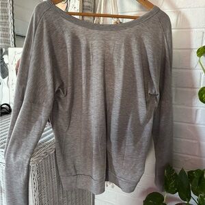 Grey Long sleeve Top